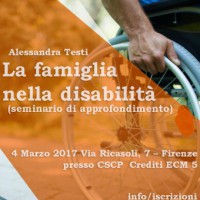 La famiglia nella disabilità