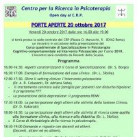 Porte Aperte al Centro per la Ricerca in Psicoterapia (CRP)