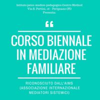 Corso biennale in Mediazione Familiare riconosciuto da AIMS