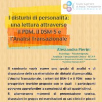 I disturbi di personalità: una lettura attraverso il PDM, il DSM-5 e l' A.T.