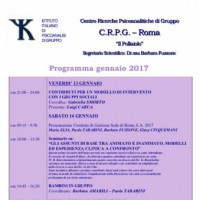 Seminari Centro Ricerche Psicoanalitiche di Gruppo Roma