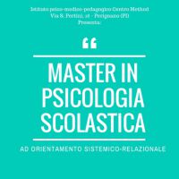 Master in Psicologia Scolastica Sistemico-Relazionale