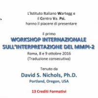 MMPI-2 - Workshop internazionale