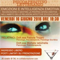 Psicoaperitivo Letterario "Emozioni e Intelligenza Emotiva"