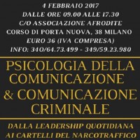 Psicologia della Comunicazione & Comunicazione criminale