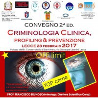 Convegno Criminologia Clinica, Profiling e Prevenzione