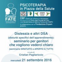 Dislessia e altri DSA (Disturbi Specifici dell'Apprendimento)