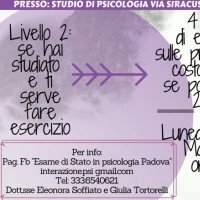 Preparazione all'Esame di Stato in Psicologia (Padova 2017)
