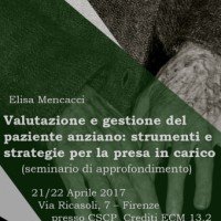 Valutazione e gestione del paziente anziano: strumenti e strategie per la presa in carico