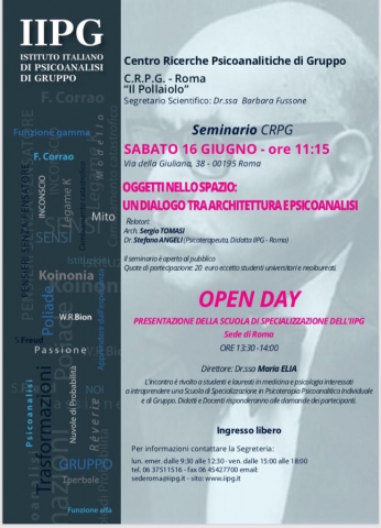 Open Day IIPG (Sede di Roma)