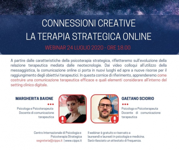 Connessioni creative: la terapia strategica online