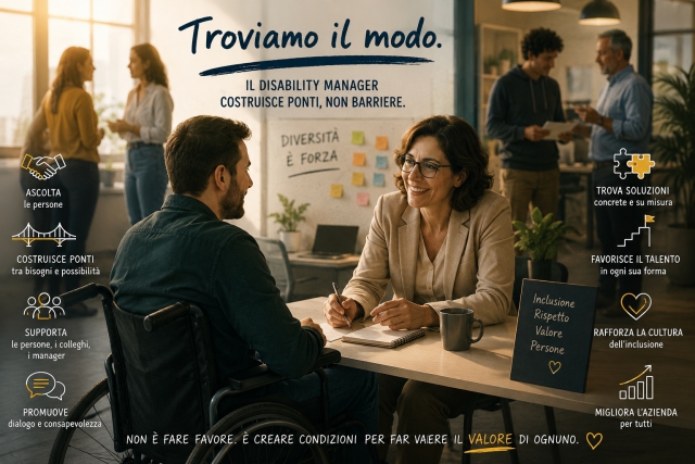 Il Disability Manager: quando l&rsquo;inclusione diventa davvero umana