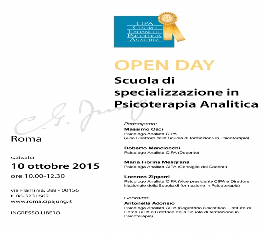 Open Day CIPA - Scuola di specializzazione in Psicoterapia Analitica