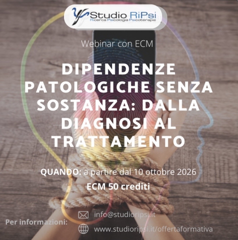 Dipendenze patologiche senza sostanza: dalla diagnosi al trattamento