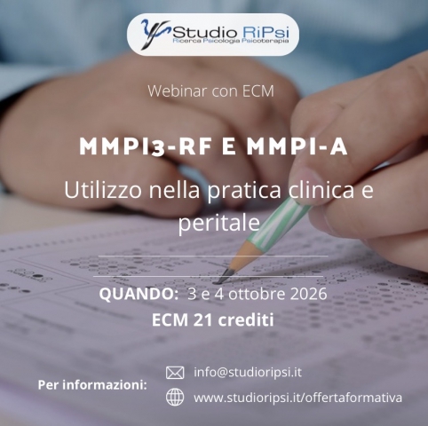 MMPI-3 e MMPI-A: utilizzo in ambito clinico e peritale