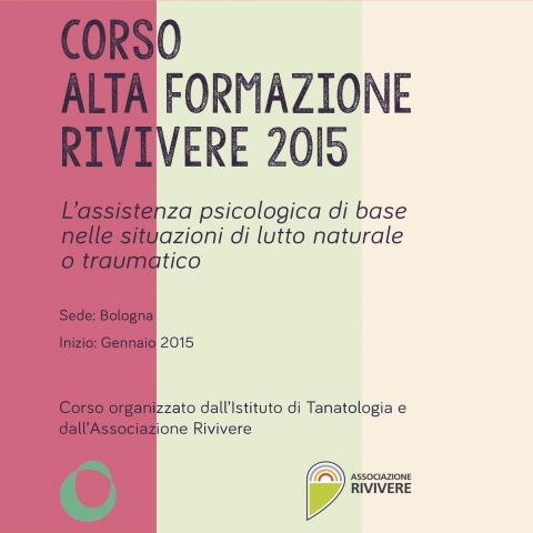 Corso di alta formazione "L’assistenza psicologica di base nelle situazioni di lutto naturale o traumatico"