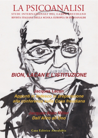 La Psicoanalisi n.59 - Bion, Lacan e l'Istituzione