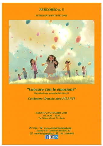 Giocare con le emozioni  (Percorso n. 5)