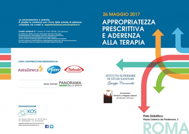 Appropriatezza prescrittiva e aderenza alla terapia