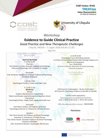Evidence to Guide Clinical Practice Good Practice and New Therapeutic Challenges