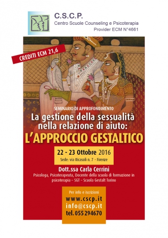 La gestione della sessualità nella relazione di aiuto