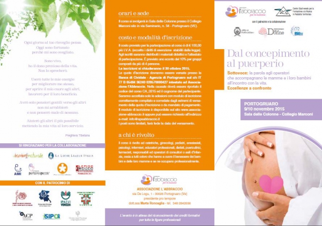 Dal concepimento al puerperio.