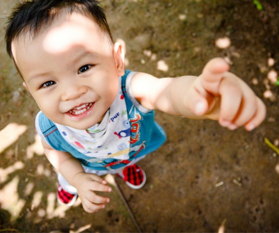 Il bambino al centro