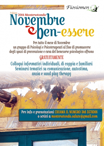 Novembre è Ben-Essere (1° edizione Monterotondo)