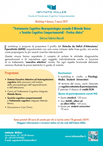 Declinazione pratica del Metodo Benso