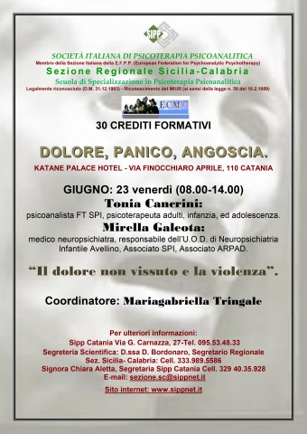 Il dolore non vissuto e la violenza