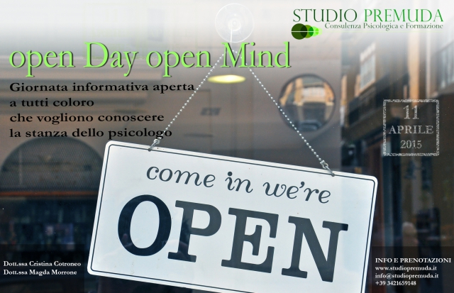 Open day Open Mind - Cosa succede nella stanza dello psicologo?