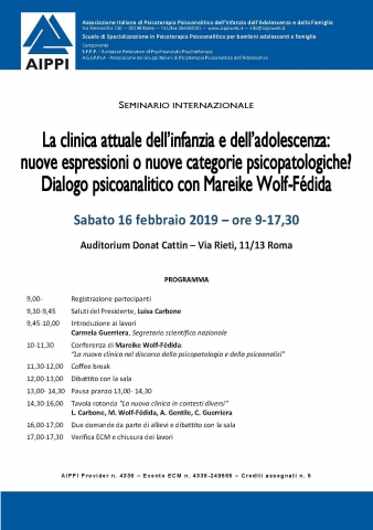 La clinica attuale dell’infanzia e dell’adolescenza