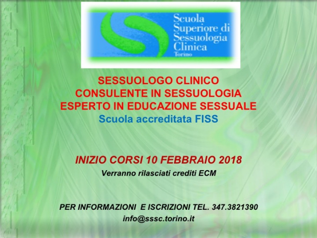 Sessuologo clinico, consulente in sessuologia, esperto in educazione sessuale