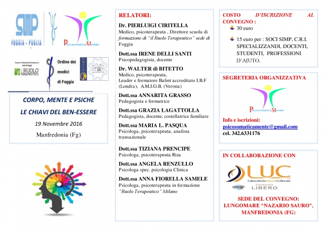 Corpo, Mente e Psiche: le chiavi del ben-essere