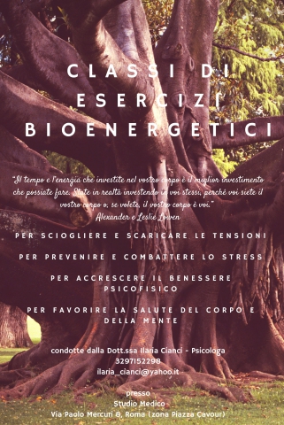 Classi di Esercizi Bioenergetici