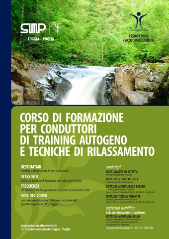 Corso di Formazione per Conduttori di Training Autogeno e Tecniche di Rilassamento