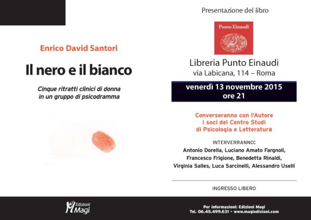 Le Conversazioni del Venerdì: "Il nero e il bianco"