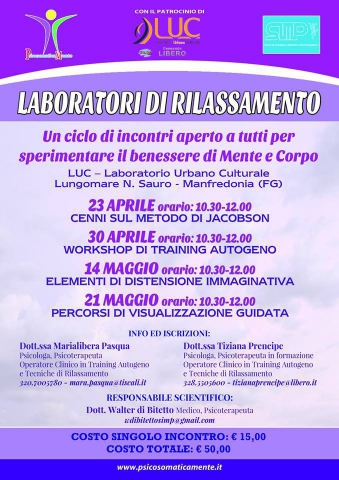 Laboratori di Rilassamento.