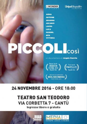 Piccoli Così - Proiezione film documentario sulla prematurità
