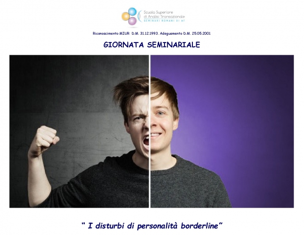 I disturbi di personalità borderline