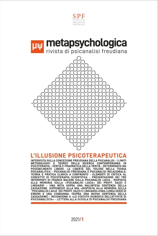 Metapsychologica - Rivista di Psicanalisi Freudiana 2021/1