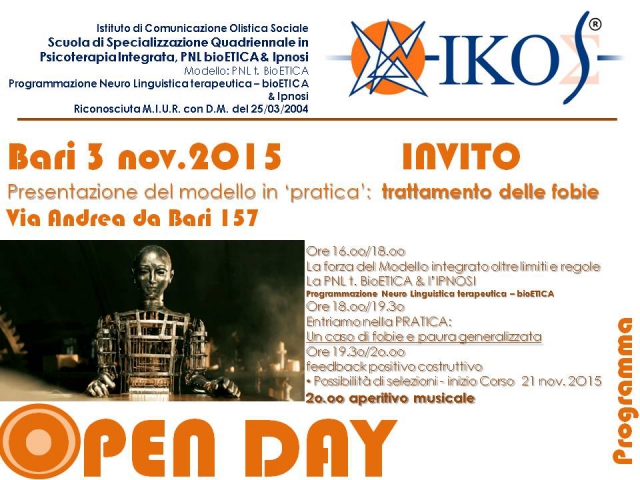 OPEN DAY - Trattamento delle fobie