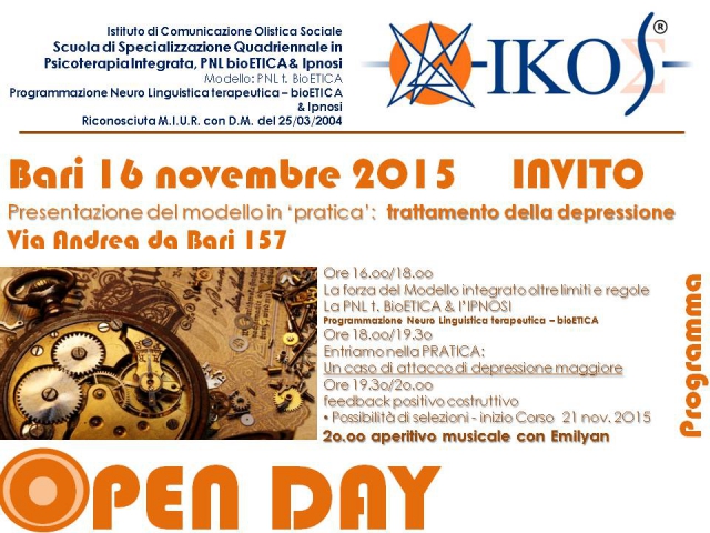 OPEN DAY - Trattamento della depressione