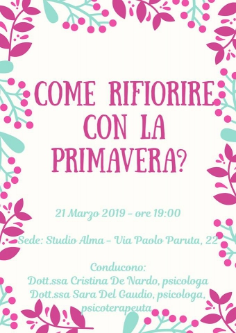 Come rifiorire con la Primavera?