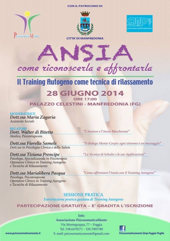 Ansia: come riconoscerla e affrontarla. Il Training Autogeno come tecnica di rilassamento