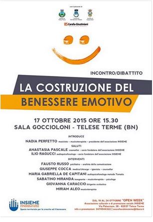 La costruzione del benessere emotivo