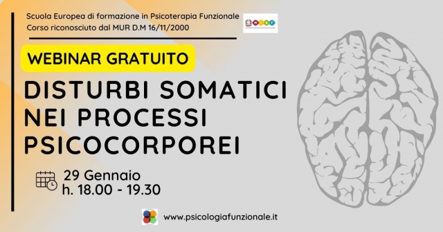 I disturbi somatici nei processi psicocorporei