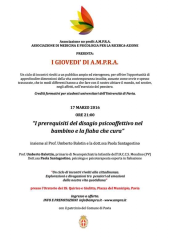 I prerequisiti del disagio psicoaffettivo nel bambino e la fiaba che cura