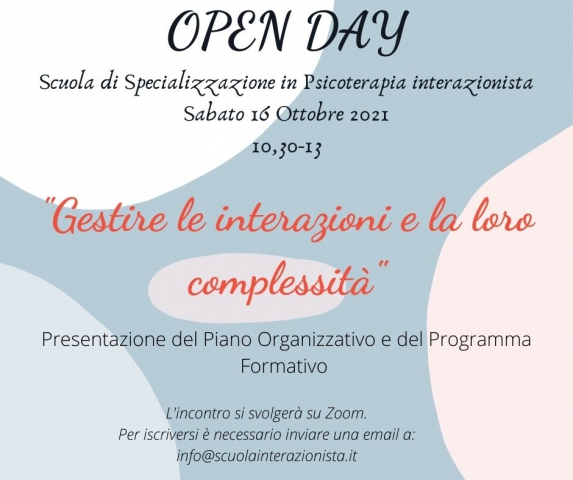 Scuola di Specializzazione in Psicoterapia Interazionista
