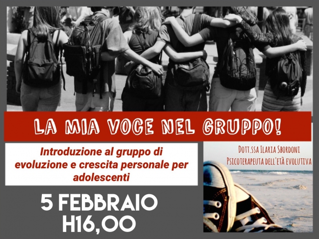 La mia voce nel gruppo!